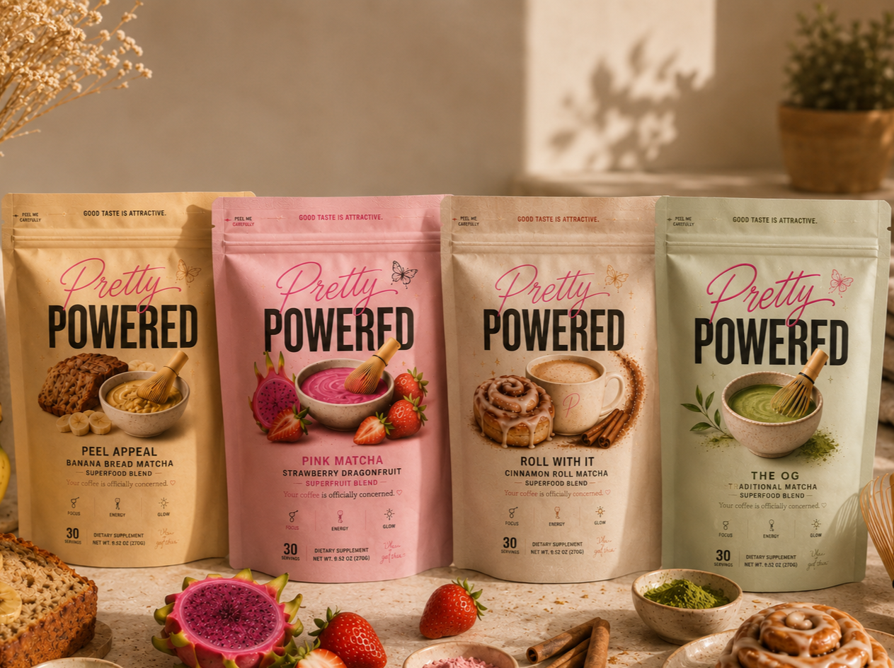 Pretty Powered Matcha Flavors