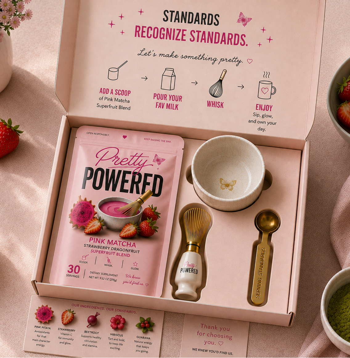 "Pink" Matcha Box