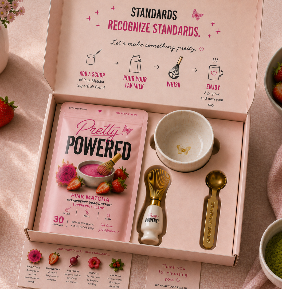 "Pink" Matcha Box